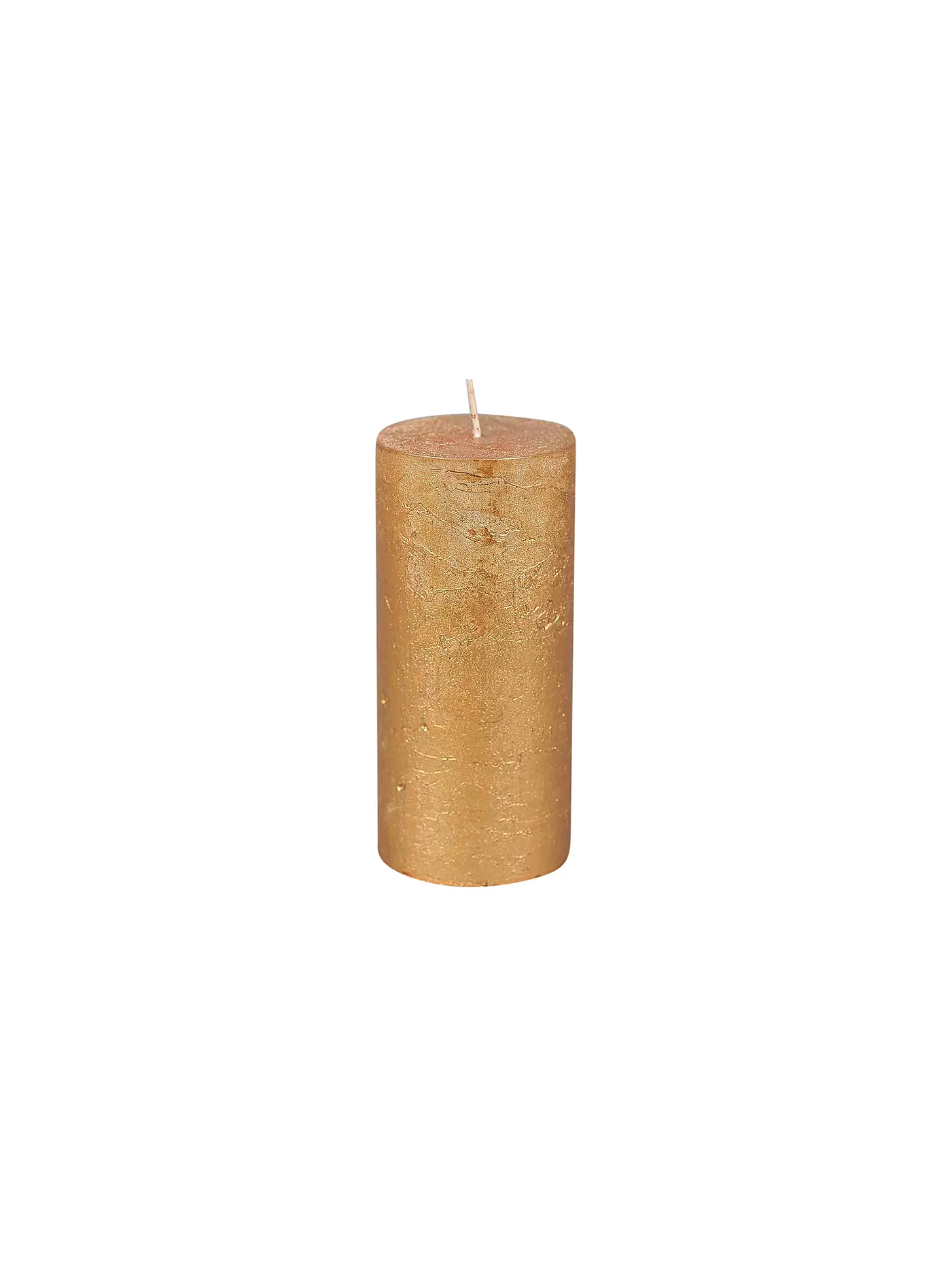 RASTELI | Rustike Kerze - Luz Your Senses 7x15cm Gold | 